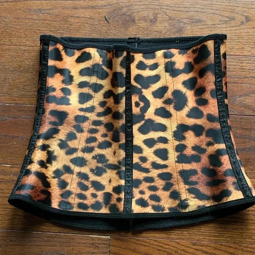 Leopard Print Waist Trainer Corset
